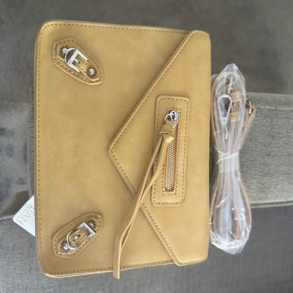 Urban Expressions Faux Leather Porter Crossbody Bag - Vegan & Cruelty